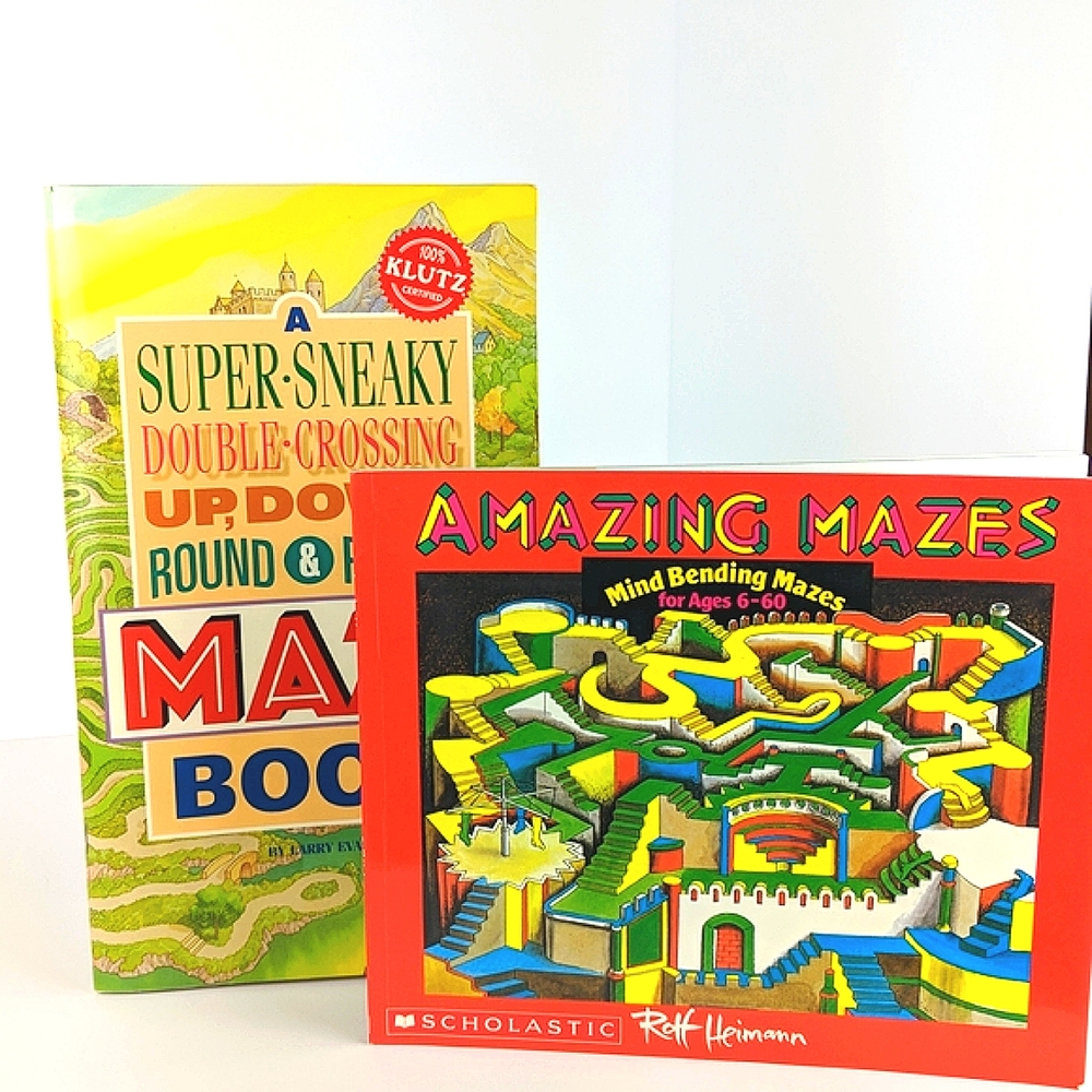 Children's Maze Activity Books (2Pack)